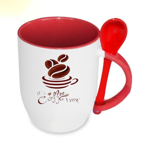 Mug with spoon