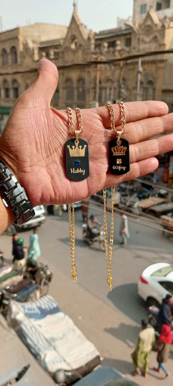 King Queen Couple Locket